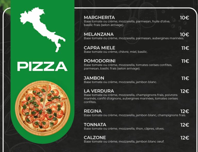 Menu 1 de BOCCA DI BEPPO